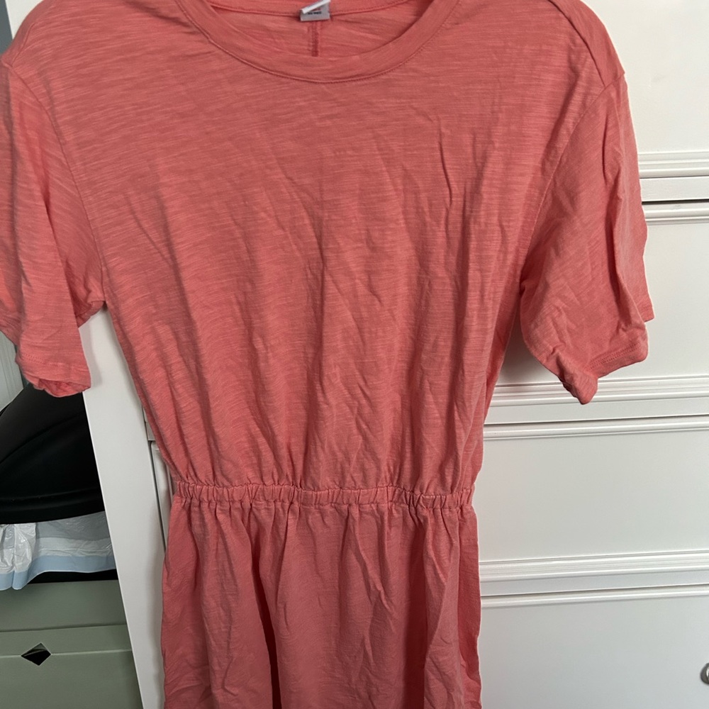 Old Navy Coral Extra Small Tshirt Dress